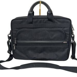 Tumi Ballistic Nylon Slim Laptop Black Briefcase